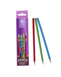Цветные карандаши Centi 6 цветов грифель 2 65 мм заточенные 2141 6 Koh-i-noor