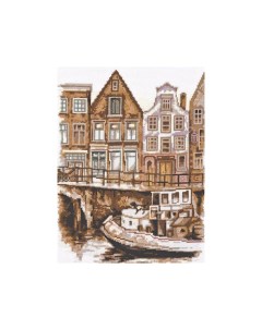 Набор для вышивания Набережная Амстердама Палитра