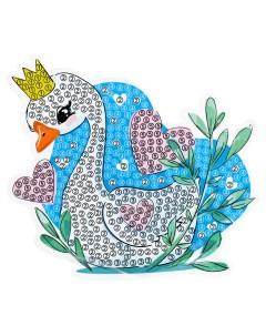 Алмазная мозаика Принцесса лебедь магнит Три совы