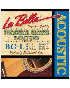 Струны для акустической гитары BG L La bella