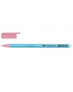 Ручка гелевая стираемая Pastel Cuteness 0 7мм синяя 50шт Schoolformat