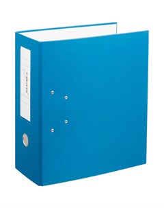 Папка регистратор с двумя арочными механизмами до 800 листов покрытие ПВХ 125 мм синяя Кнр