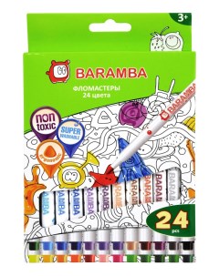 Фломастеры 24 цвета Baramba