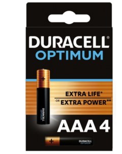 Батарейка LR03 OPTIMUM 4шт блистер AAA Duracell