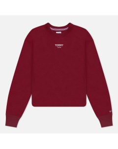 Женская толстовка Relaxed Cropped Essential Logo Crew Neck Tommy jeans