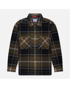 Мужская рубашка Brushed Check Overshirt Tommy jeans