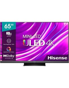 65 Телевизор 65U8HQ MiniLED 4K Ultra HD темно серый СМАРТ ТВ VIDAA Hisense
