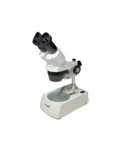 Микроскоп 3ST стереоскопический инструментальный 20 40x белый черный Levenhuk
