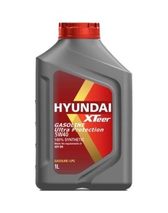 Моторное масло XTeer Gasoline Ultra Protection 5W 40 1л синтетическое Hyundai