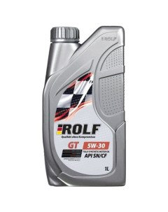 Моторное масло GT SAE 5W 40 1л синтетическое Rolf