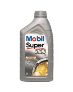 Моторное масло Super 3000 x1 5W 40 1л синтетическое Mobil