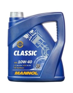 Моторное масло Classic 10W 40 4л полусинтетическое Mannol