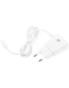 Сетевое зарядное устройство 38687 8 pin lightning 2xUSB 8 pin Lightning Apple 2 1A белый Borasco