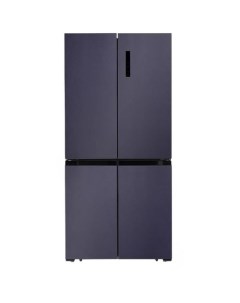 Холодильник двухкамерный LCD450BMID No Frost Side by Side инверторный синий металлик черный Lex