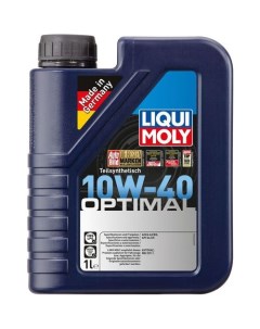 Моторное масло Optimal 10W 40 1л полусинтетическое Liqui moly