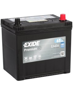 Автомобильный аккумулятор Premium Asia 65 Ач обратная полярность D23L Exide