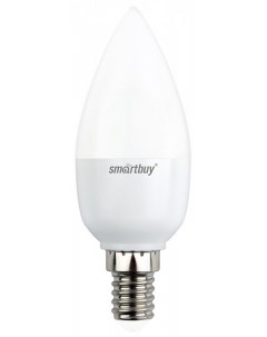 Лампа светодиодная E14 свеча C37 7W 3000K теплый свет 500лм диммируемая SBL C37D 07 30K E14 Smartbuy