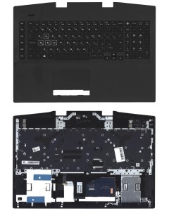 Клавиатура для HP Omen 17 CB топкейс 4 5x3 0 черный ver 1 Vbparts