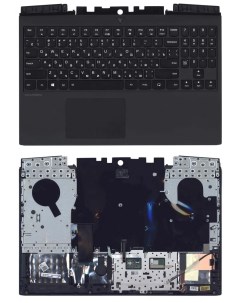 Клавиатура для Lenovo Legion Y545 Series p n 5CB0U43354 черная с черным топкейсом Vbparts