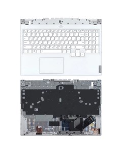Клавиатура для Lenovo Legion 5 15ITH6 топкейс белый с подсветкой Vbparts