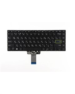 Клавиатура для Asus E410MA черная с подсветкой Vbparts