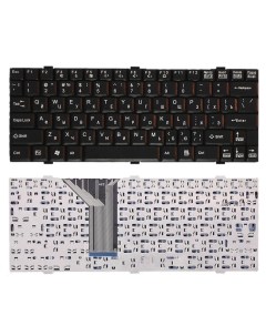 Клавиатура для Fujitsu Simens LifeBook P5020 P5020D P5010 P5010D Series Русская Чёрная Vbparts