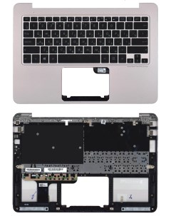 Клавиатура для Asus ZenBook UX305FA топкейс серебристый Vbparts