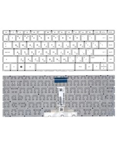 Клавиатура для HP 14 bp000 14 BS 14 BR 14 BF 14 BK Series белая Sino power