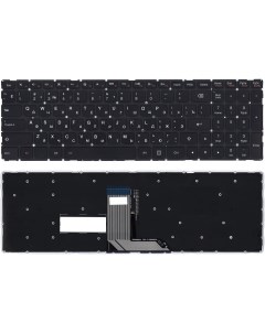 Клавиатура для Lenovo Yoga 500 15 Flex 3 1570 1580 Series черная с подсветкой Vbparts