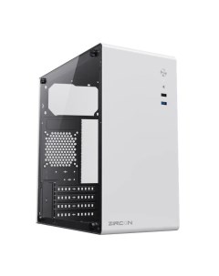 Корпус Mozart WT без БП Midi Tower ATX Белый Зак стекло 1 USB3 0 1 USB2 0 1 Zircon