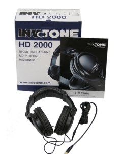 Наушники мониторные студийные HD2000 Invotone