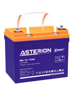 Аккумулятор для ИБП Asterion 33 А ч 12 В Asterion HRL 12 170 W Xpert Delta battery