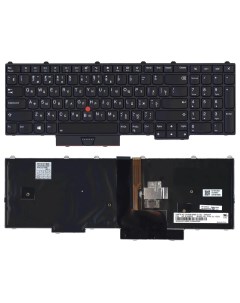 Клавиатура для Lenovo ThinkPad P51 P71 Series p n 01HW223 01HW305 черная Sino power