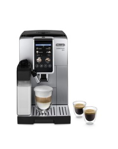 Кофемашина автоматическая Dinamica Plus ECAM380 85 SB серебристый черный Delonghi