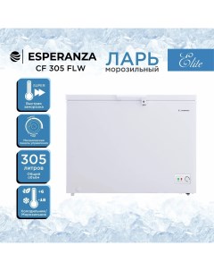 Морозильный ларь CF305 FLW белый Esperanza