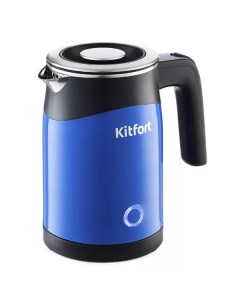 Чайник электрический КТ 639 2 0 5 л синий Kitfort