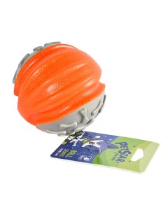 Игрушка для собак Мяч оранжевый термопластичная резина 9см Pet star