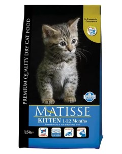 Сухой корм для котят Matisse Kitten 6 шт по 1 5 кг Farmina