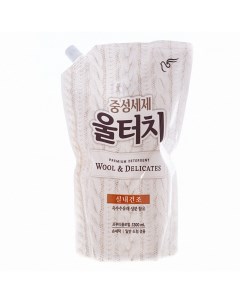Жидкое средство для стирки деликатных тканей марки wool touch 1300мл Pigeon