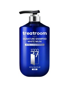 Парфюмированный шампунь для волос с ароматом белого мускуса 1077мл Treatroom