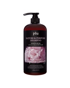 Парфюмированный шампунь для волос с ароматом белого мускуса 1л Plu