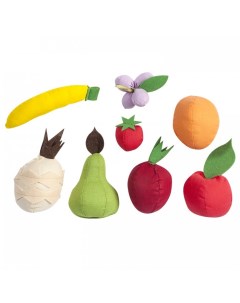 Набор фруктов с карточками 8 предметов Paremo