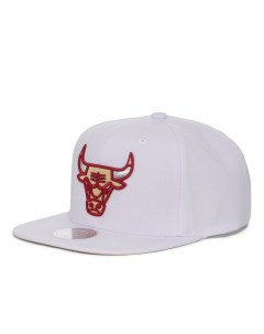 Кепка Кепка Chicago Bulls Winter White Snapback Mitchell and ness