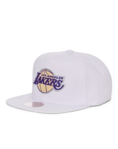 Кепка Кепка Los Angeles Lakers Winter White Snapback Mitchell and ness