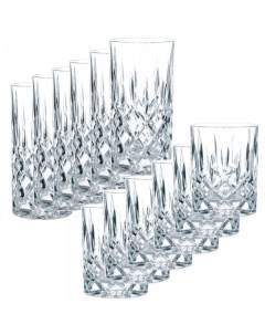 Набор Noblesse 12 предметов 6 стаканов низких 295 мл 6 стаканов высоких 395 мл Nachtmann