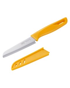 Нож для чистки овощей Sorti стальной желтый 9 см Gipfel