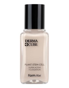 Тональный крем с лифтинг эффектом Derma Cube Plant Stem Cell Super Active Foundation SPF30 PA 50мл 1 Farmstay