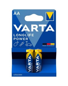 Батарейка Longlife power High Energy Alkaline LR6 AA 2шт Varta