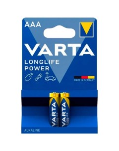 Батарейка Longlife power High Energy Alkaline LR03 AAA 2шт Varta