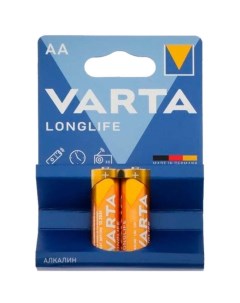 Батарейка Longlife LR6 Alkaline AA 2шт Varta